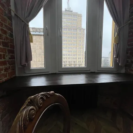 Muralowa Przystan Design Loft Z Antresola Centrum Lodzi 公寓 罗兹