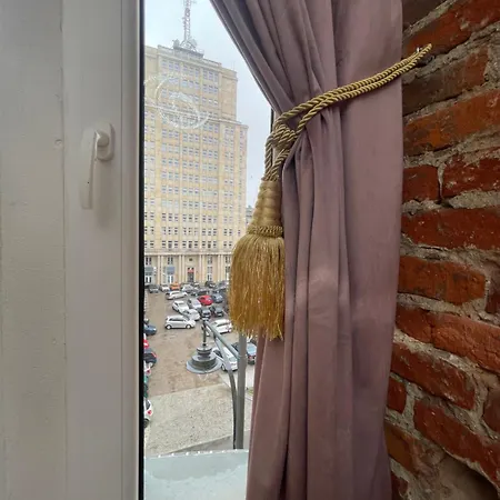 Muralowa Przystan Design Loft Z Antresola Centrum Lodzi 公寓