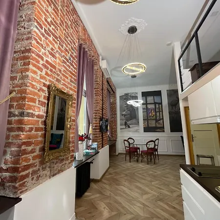 Muralowa Przystan Design Loft Z Antresola Centrum Lodzi *