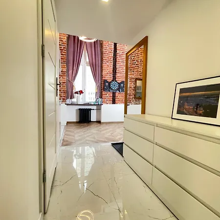 アパート Muralowa Przystan Design Loft Z Antresola Centrum Lodzi *