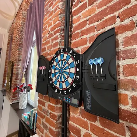 Muralowa Przystan Design Loft Z Antresola Centrum Lodzi アパート *