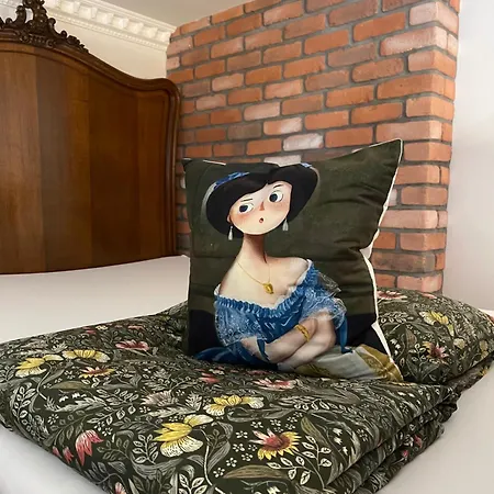 Muralowa Przystan Design Loft Z Antresola Centrum Lodzi アパート