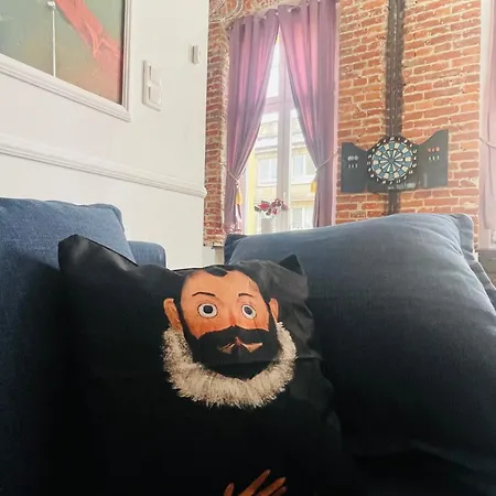 Muralowa Przystan Design Loft Z Antresola Centrum Lodzi アパート *