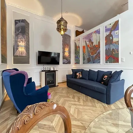 Klimatyczny Loft Z Antresola Centrum Blisko Piotrkowska Muralowa Przystan Klimatyzacja Faktura Lejlighed *