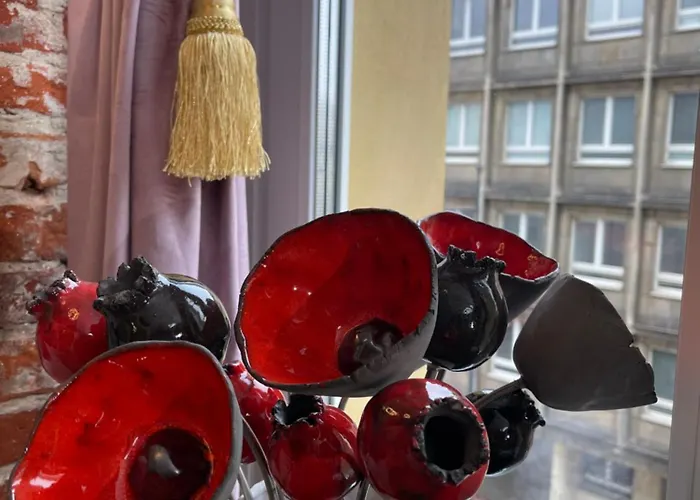 Klimatyczny Loft Z Antresola Centrum Blisko Piotrkowska Muralowa Przystan Klimatyzacja Апартаменты *