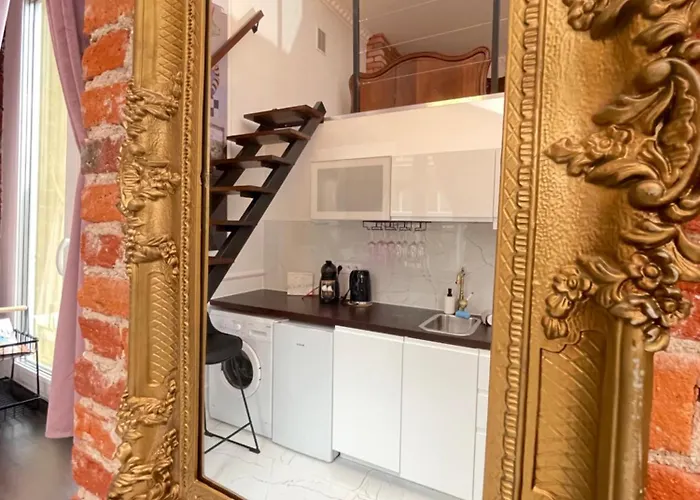 Klimatyczny Loft Z Antresola Centrum Blisko Piotrkowska Muralowa Przystan Klimatyzacja Лодзь