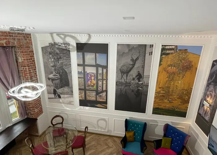 Klimatyczny Loft Z Antresola Centrum Blisko Piotrkowska Muralowa Przystan Klimatyzacja * Лодзь