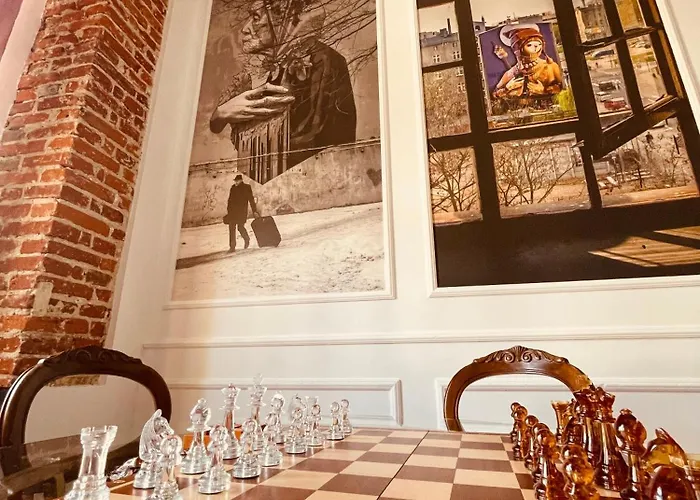 Апартаменты Klimatyczny Loft Z Antresola Centrum Blisko Piotrkowska Muralowa Przystan Klimatyzacja Лодзь