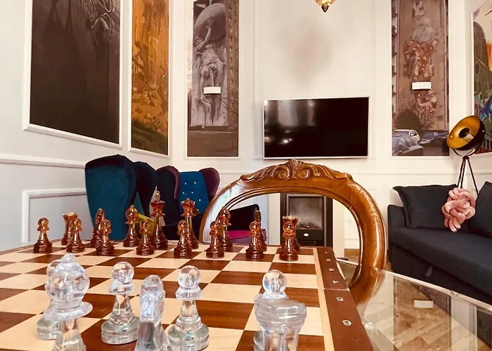 Klimatyczny Loft Z Antresola Centrum Blisko Piotrkowska Muralowa Przystan Klimatyzacja