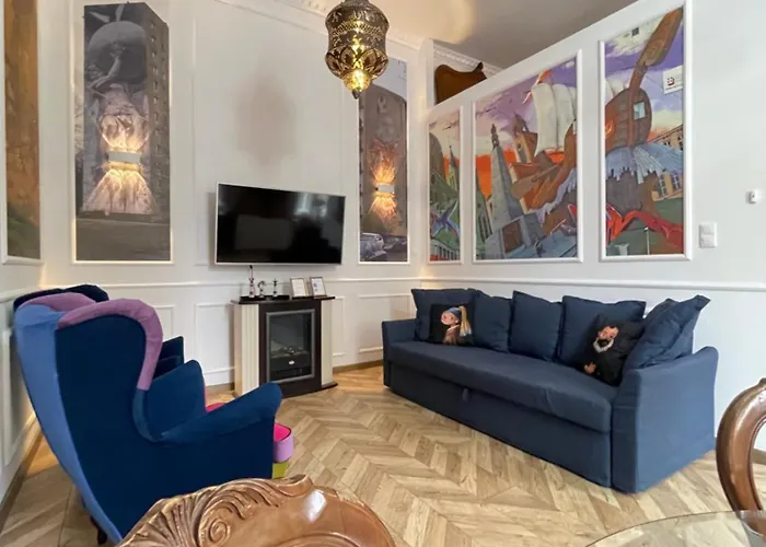 Klimatyczny Loft Z Antresola Centrum Blisko Piotrkowska Muralowa Przystan Klimatyzacja Апартаменты *