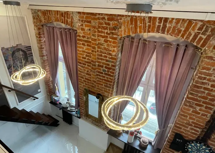 Klimatyczny Loft Z Antresola Centrum Blisko Piotrkowska Muralowa Przystan Klimatyzacja Апартаменты *