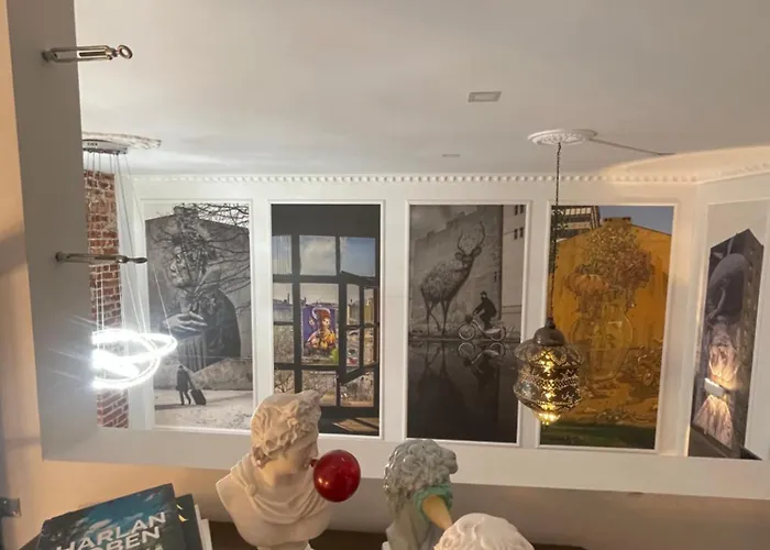 Klimatyczny Loft Z Antresola Centrum Blisko Piotrkowska Muralowa Przystan Klimatyzacja Апартаменты